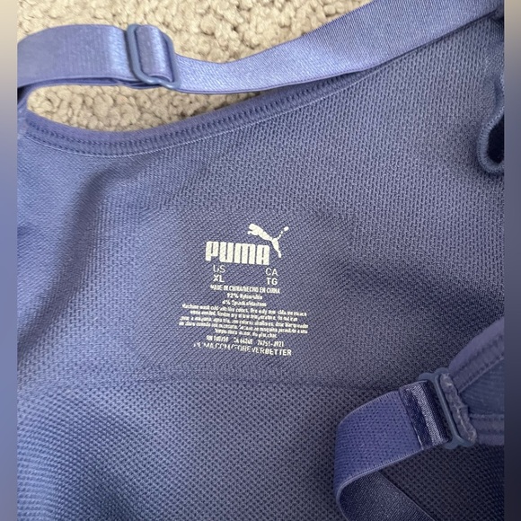 Bundle Of 3 Womens XL Sports Bras Athleisure Puma - Picture 4 of 6